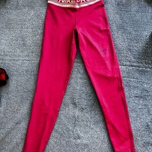 Nike Red Performance Leggings